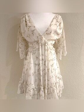 Polly Flowy Backless Dress